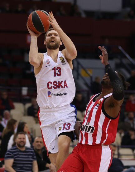 Greece Basketball Euroleague Olympiacos - CSKA