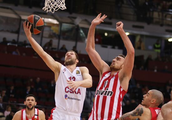 Greece Basketball Euroleague Olympiacos - CSKA