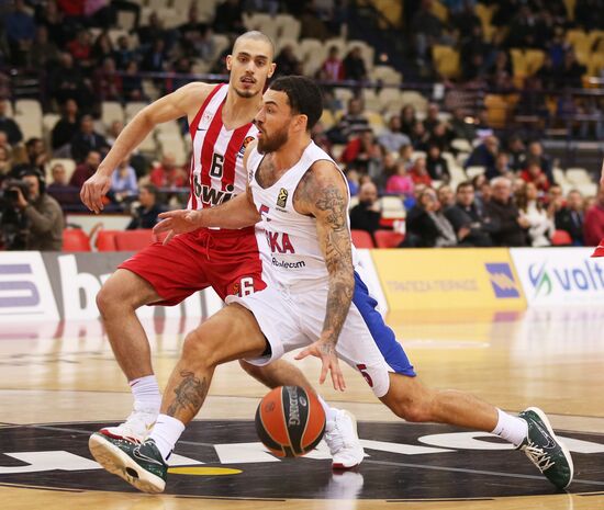 Greece Basketball Euroleague Olympiacos - CSKA