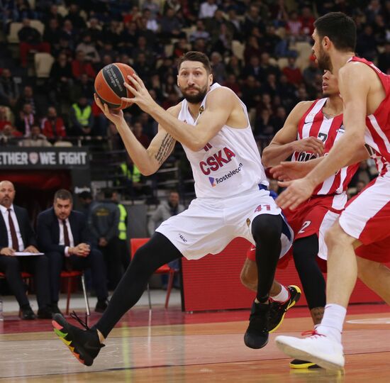 Greece Basketball Euroleague Olympiacos - CSKA