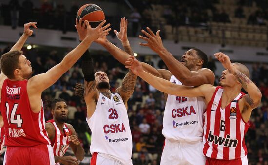 Greece Basketball Euroleague Olympiacos - CSKA