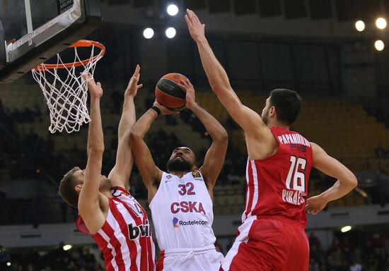 Greece Basketball Euroleague Olympiacos - CSKA