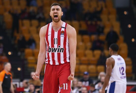 Greece Basketball Euroleague Olympiacos - CSKA