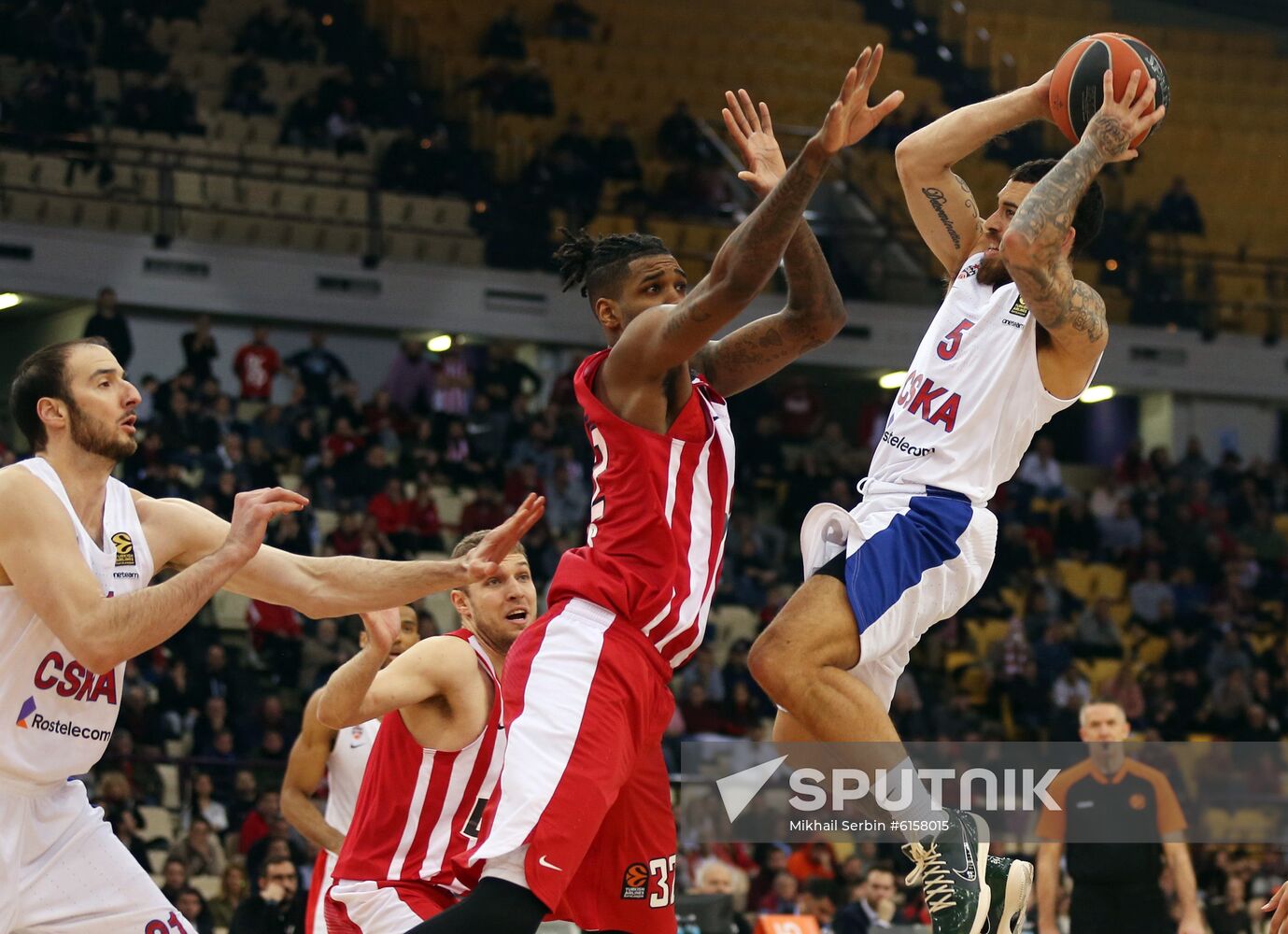 Greece Basketball Euroleague Olympiacos - CSKA