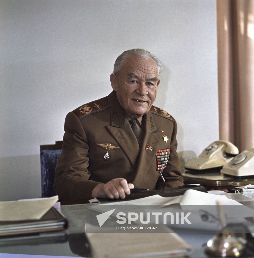 USSR Air Force Commander-in-Chief Konstantin Vershinin