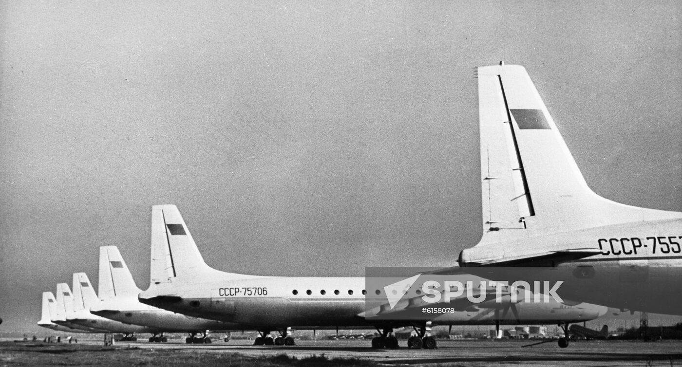 Ilyushin Il-18 Soviet turbo-prop passenger aircraft
