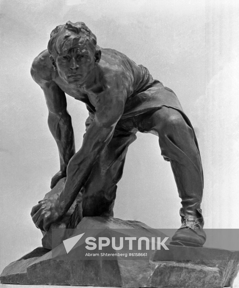 Sculpture Cobble-Stone, Weapon of Proletariat by Ivan Shadr