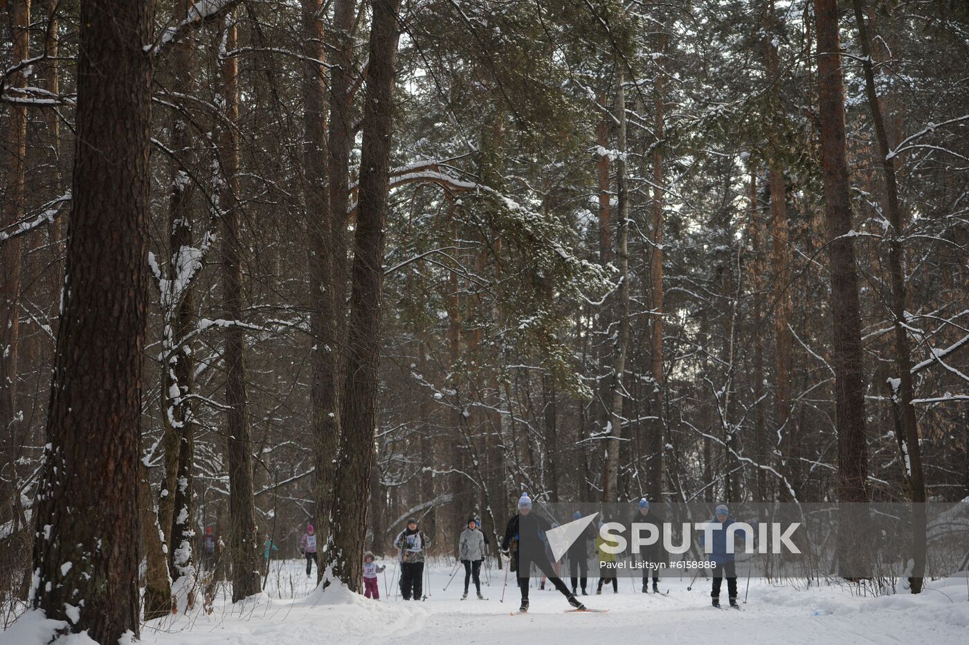 Russia Mass Ski Race