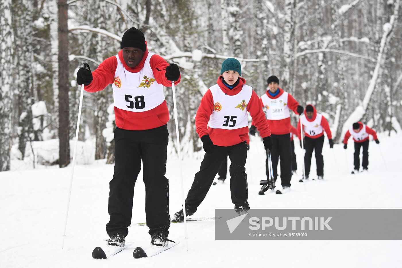 Russia Mass Ski Race