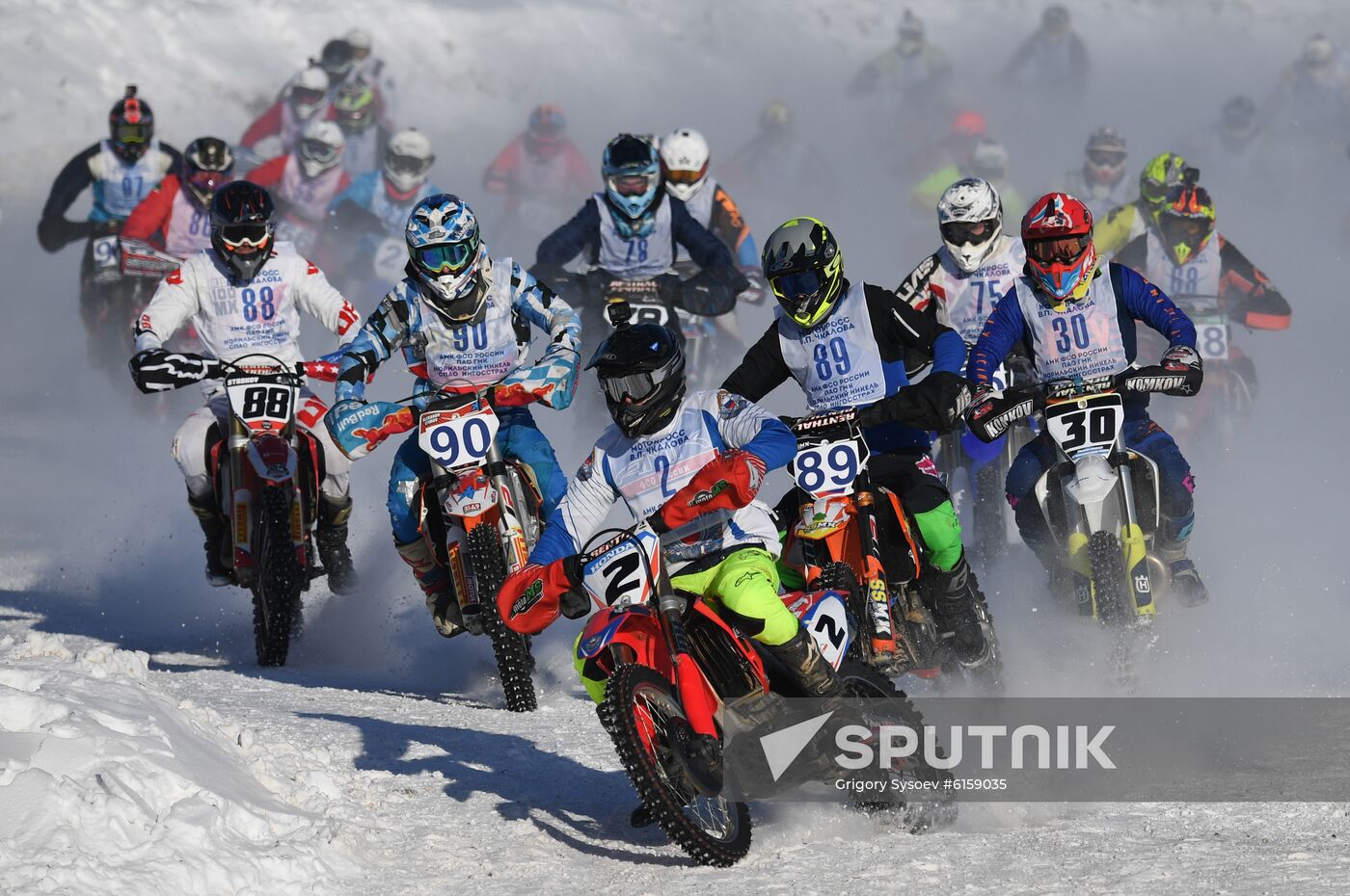 Russia Motocross Competition