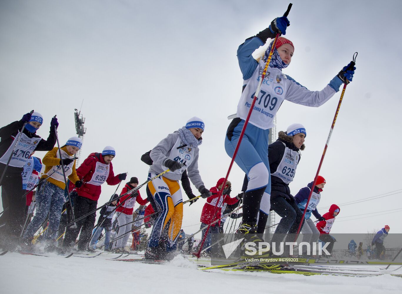 Russia Mass Ski Race