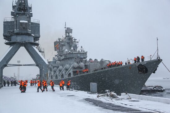 Russia Marshal Ustinov Ship