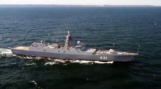 Russia New Frigate Tests