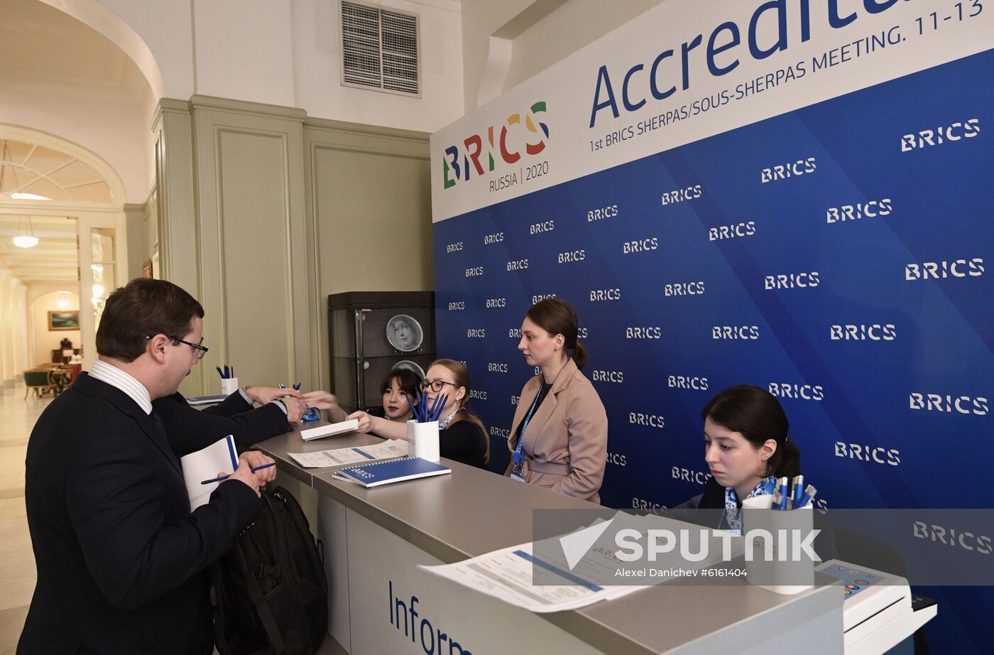 1st Meeting of BRICS Sherpas/Sous-Sherpas. Day one