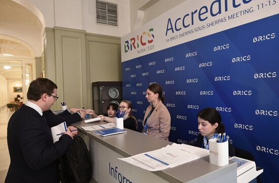 1st Meeting of BRICS Sherpas/Sous-Sherpas. Day one