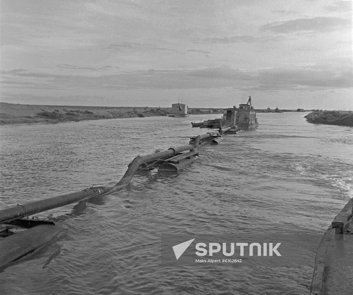 Karakum Canal in Turkmenistan