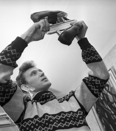 Soviet speed-skater Viktor Kosichkin
