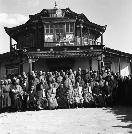 Delegation of Laos Buddhists in Buryatia