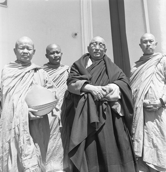 Delegation of Laos Buddhists in Buryatia