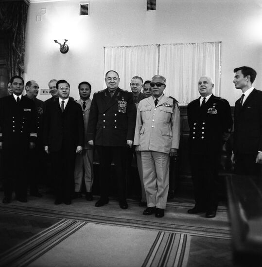 Kingdom of Cambodia military delegation visits USSR