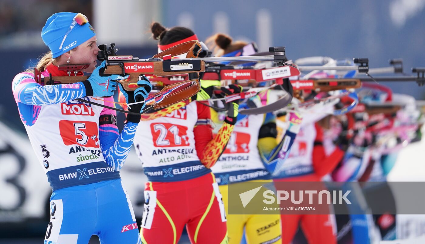 Italy Biathlon Worlds Mixed Relay