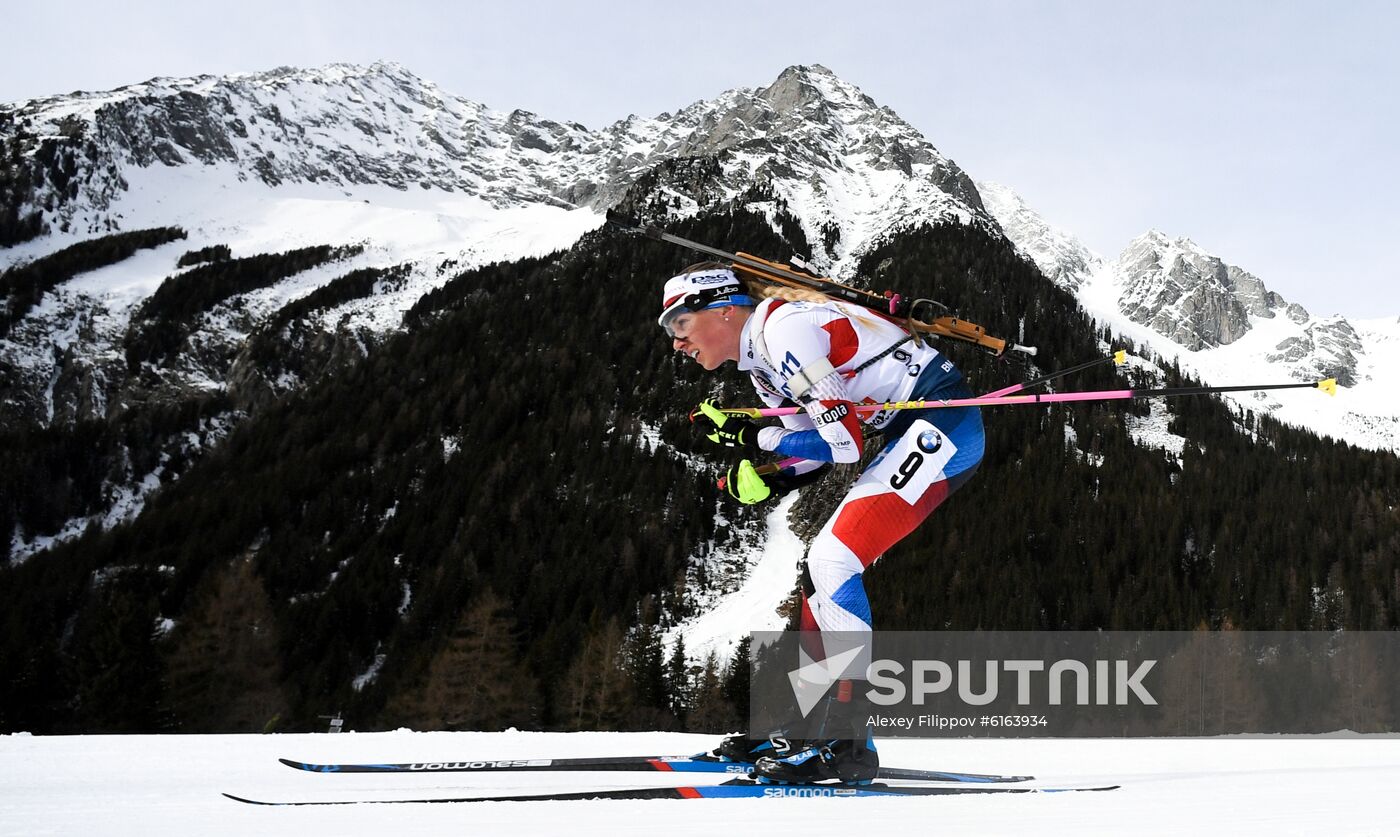 Italy Biathlon Worlds Mixed Relay