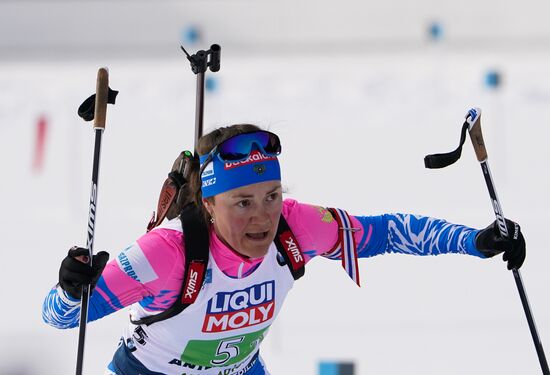 Italy Biathlon Worlds Mixed Relay