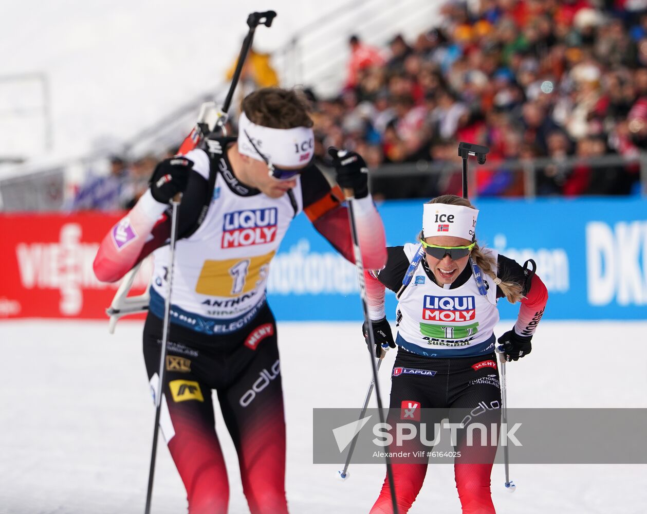 Italy Biathlon Worlds Mixed Relay