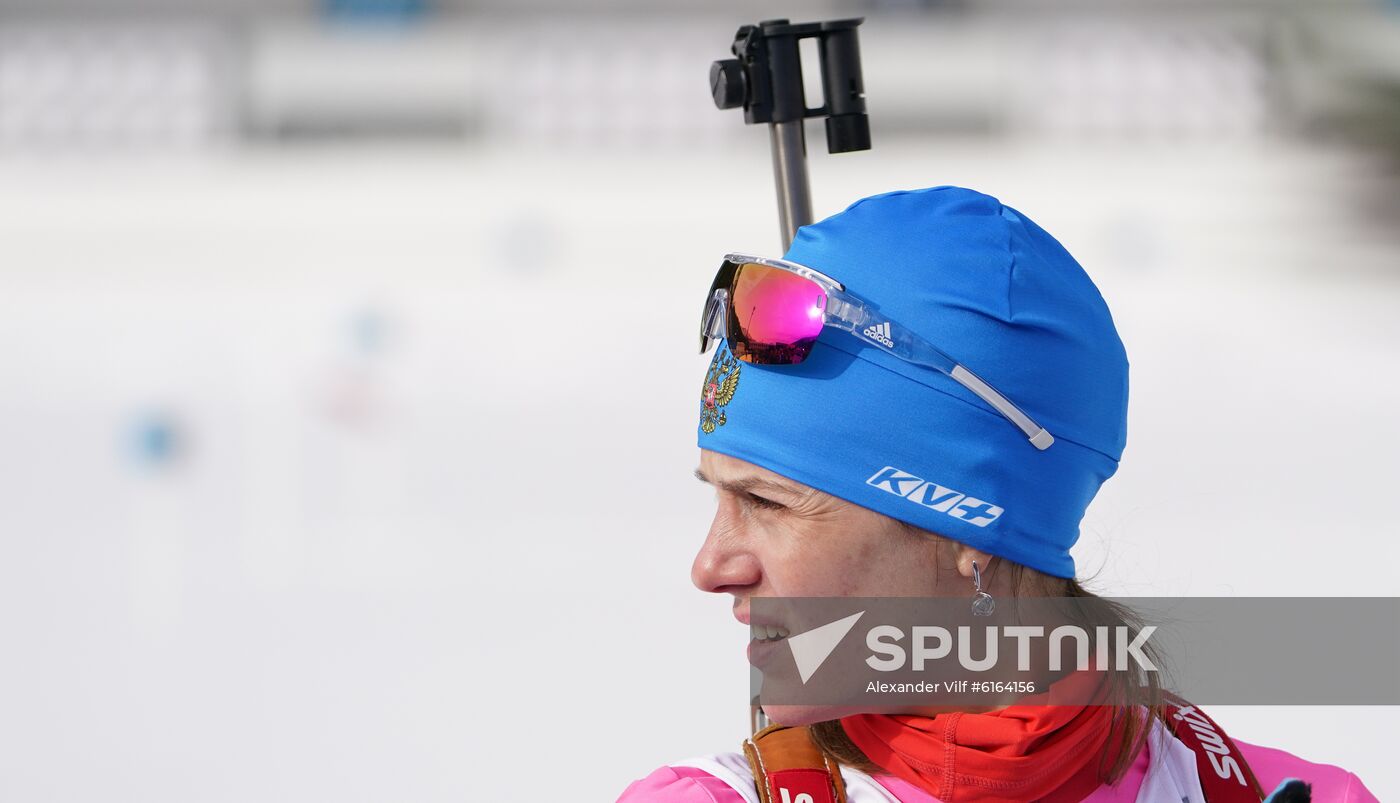 Italy Biathlon Worlds Mixed Relay