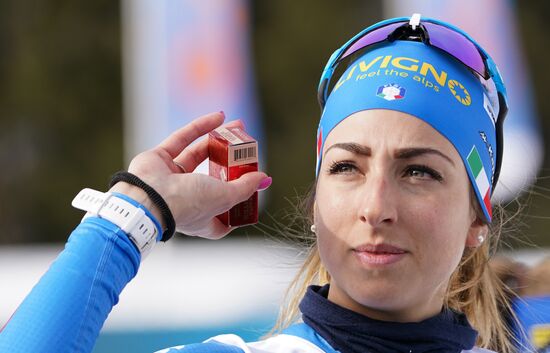 Italy Biathlon Worlds Mixed Relay