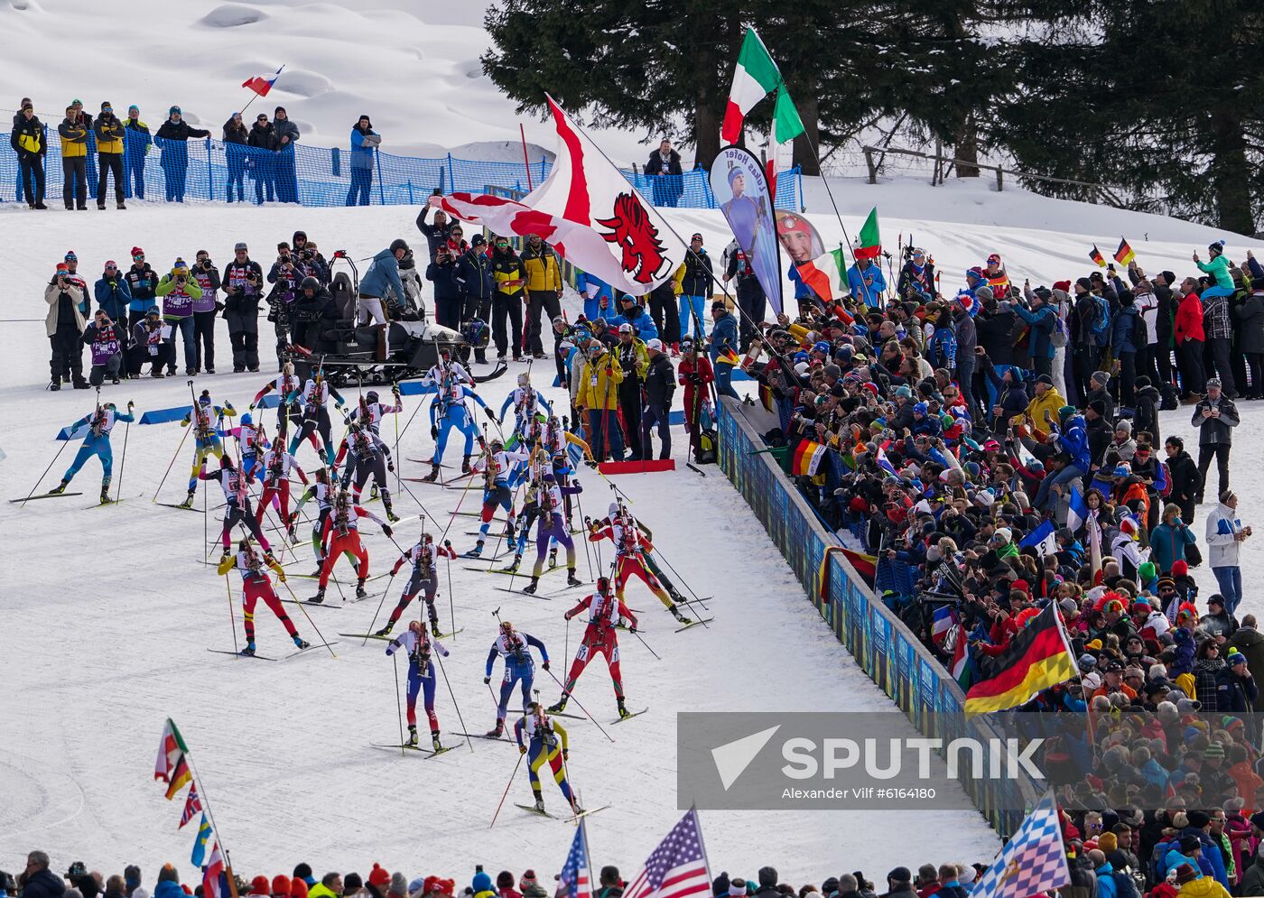 Italy Biathlon Worlds Mixed Relay