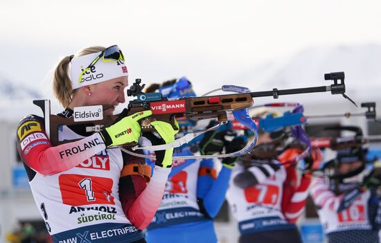 Italy Biathlon Worlds Mixed Relay