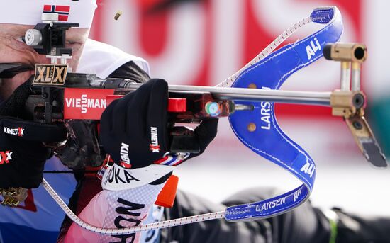 Italy Biathlon Worlds Mixed Relay