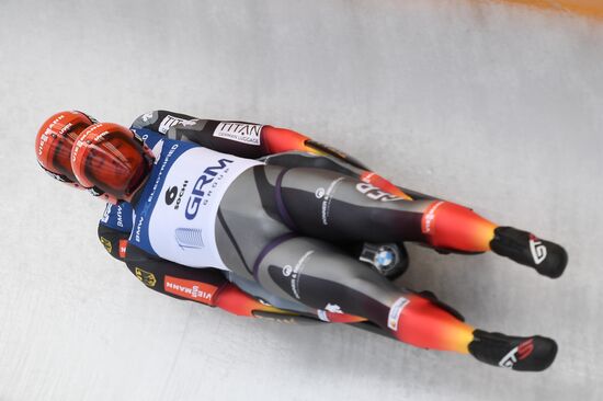 Russia Luge Worlds Sprint Doubles
