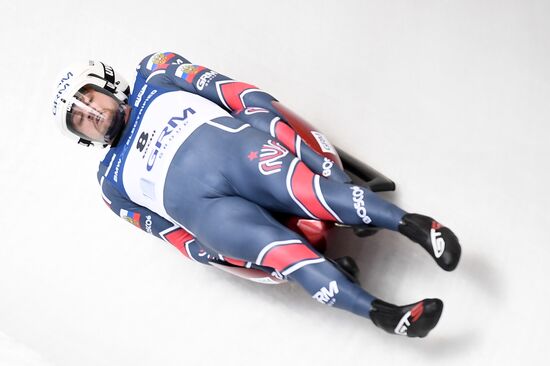 Russia Luge Worlds Sprint Doubles