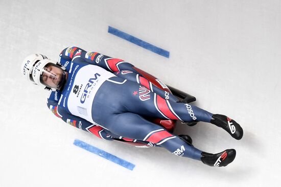 Russia Luge Worlds Sprint Doubles