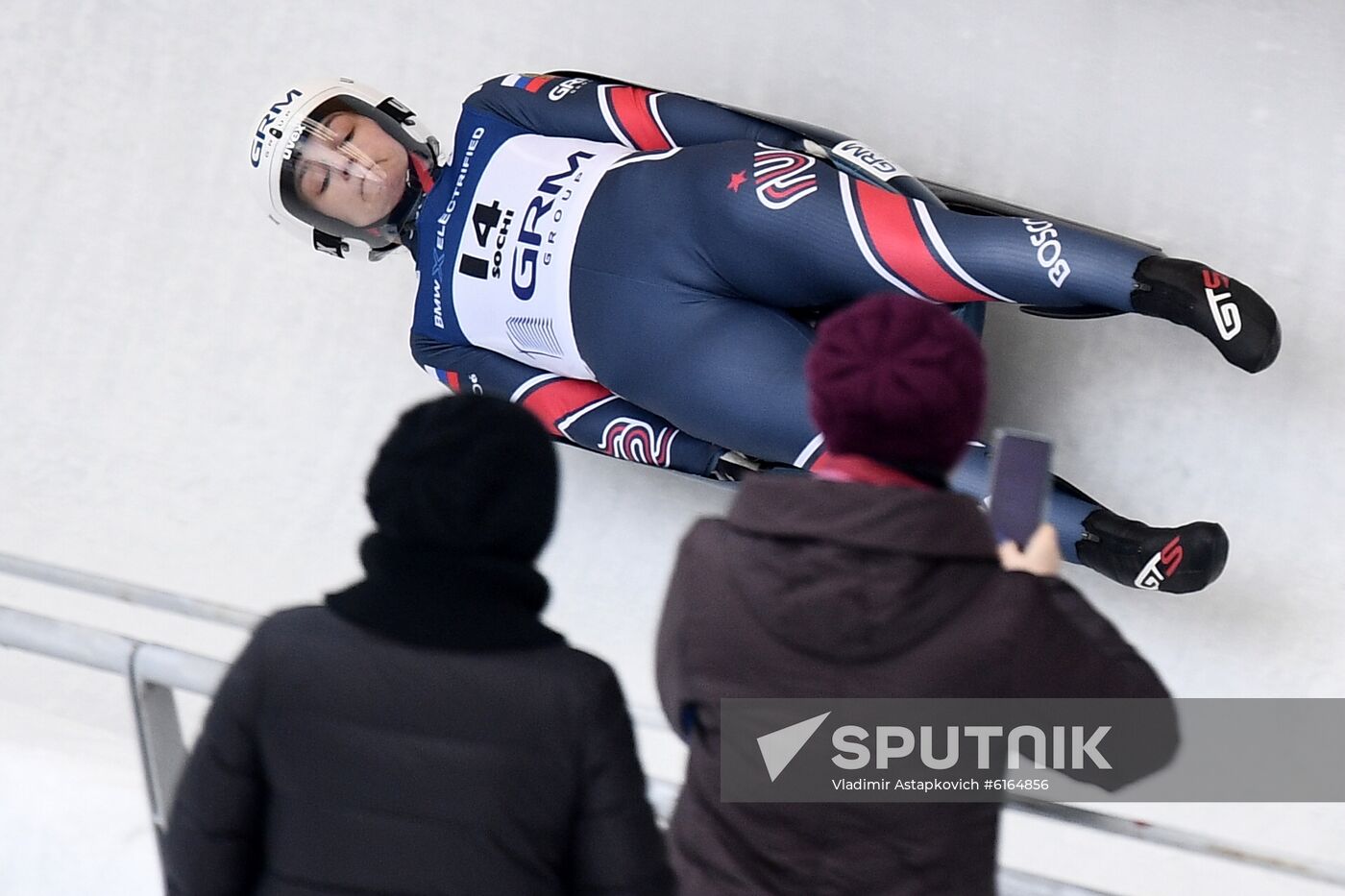 Russia Luge Worlds Sprint Women