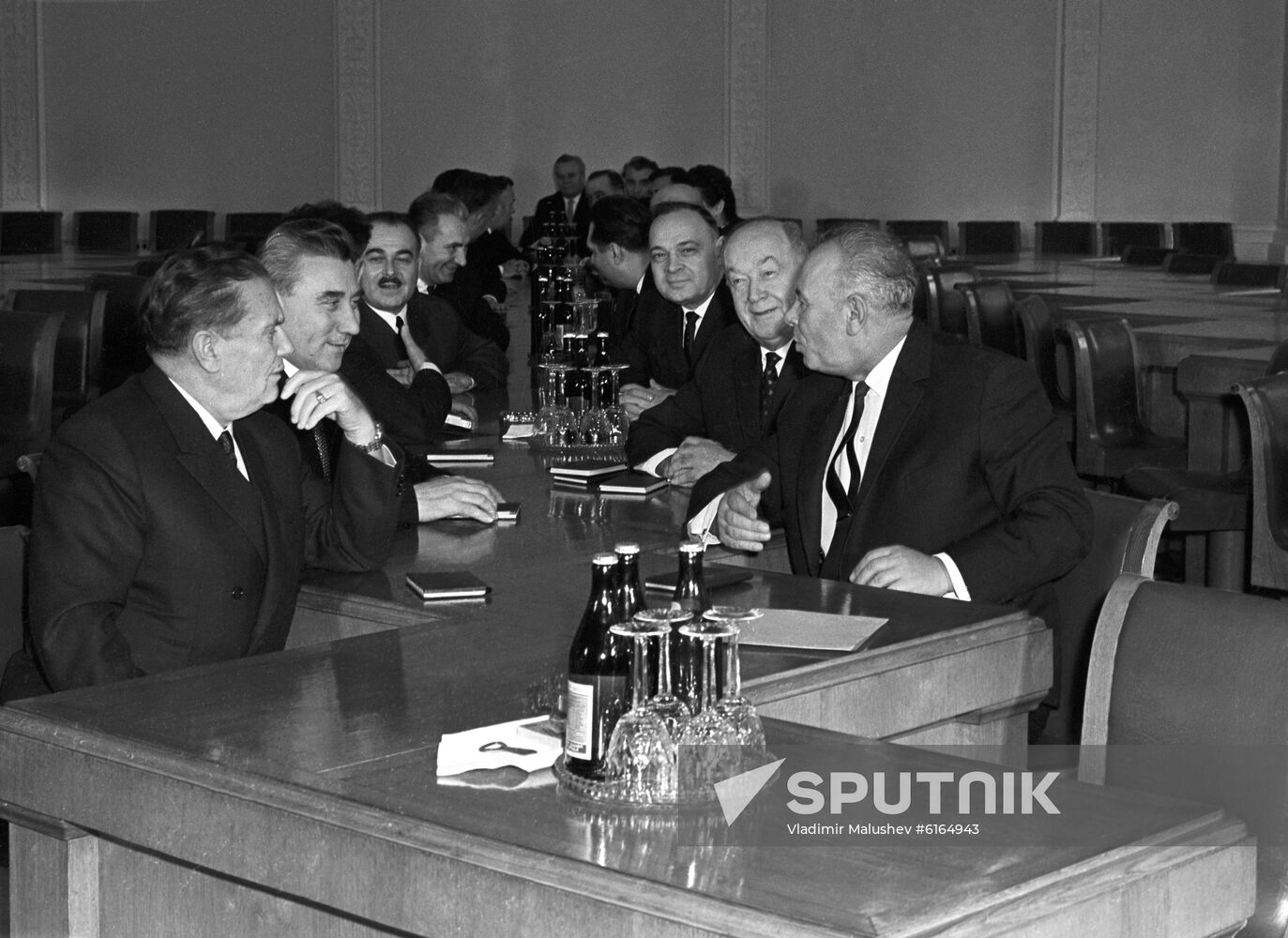 President of Federal People's Republic of Yugoslavia Josip Broz Tito visits USSR