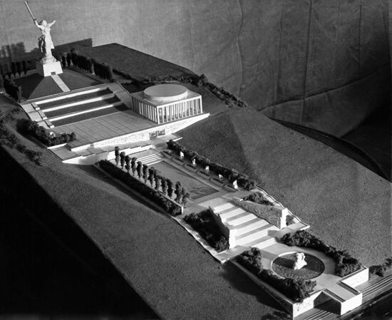 Scale model of Mamaev Kurgan Historical and Memorial Complex