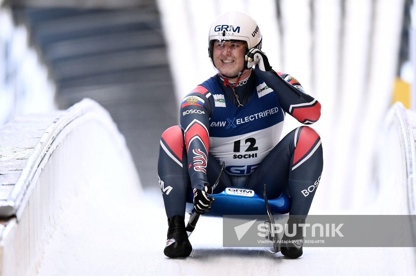 Russia Luge Worlds Sprint Men