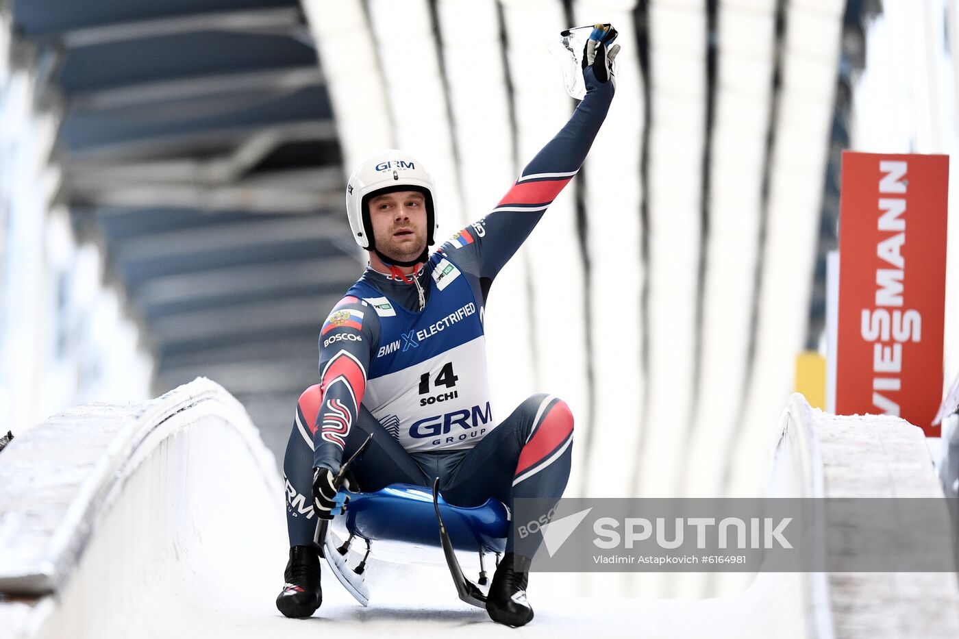 Russia Luge Worlds Sprint Men