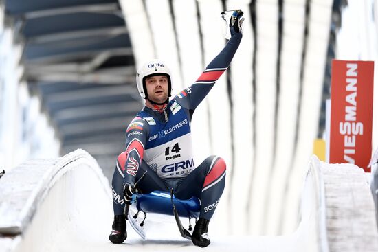 Russia Luge Worlds Sprint Men