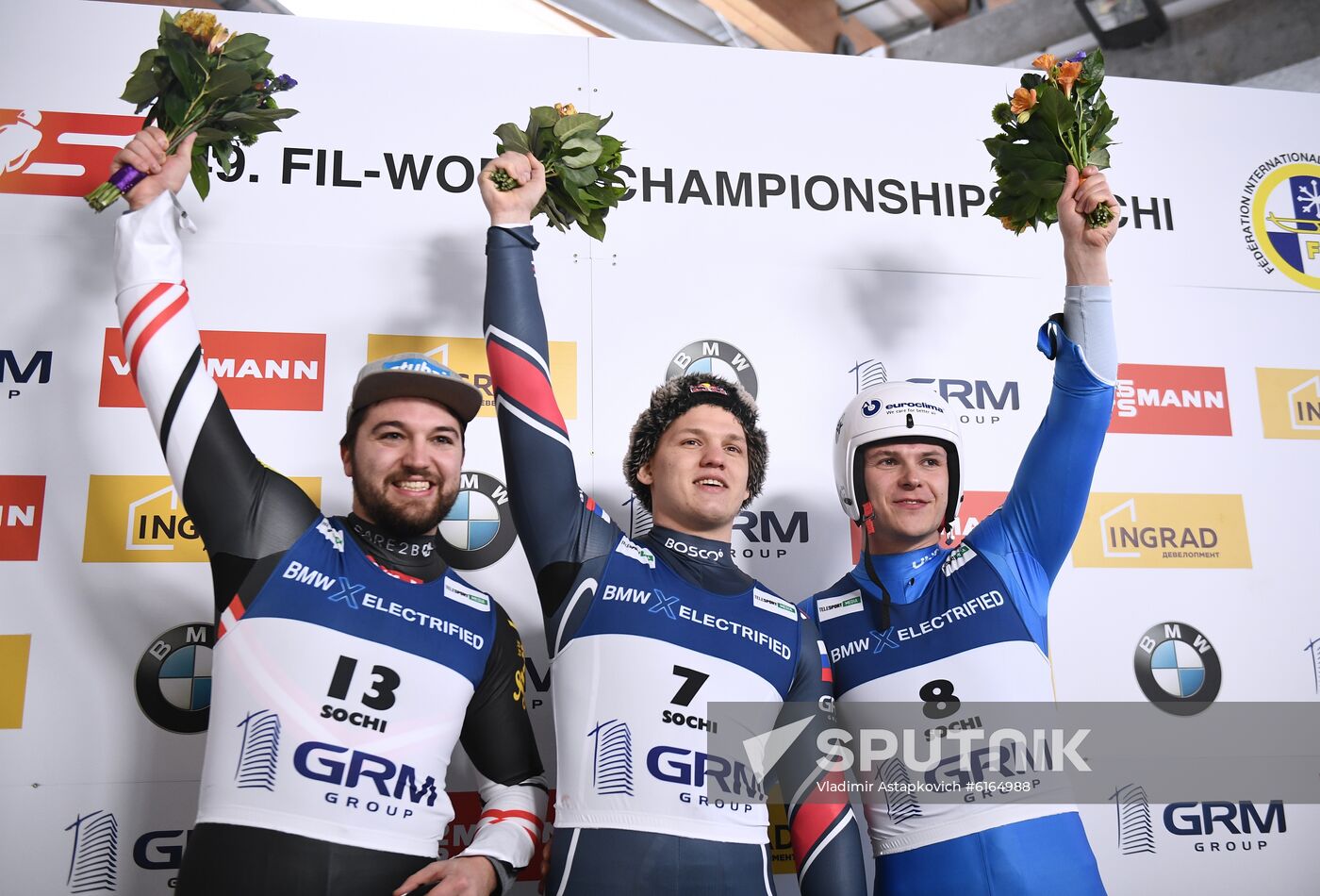 Russia Luge Worlds Sprint Men