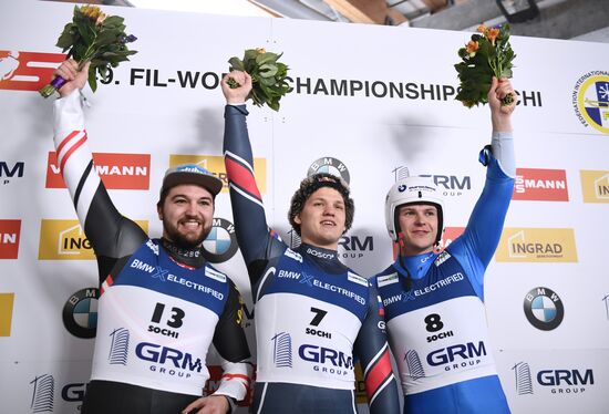Russia Luge Worlds Sprint Men