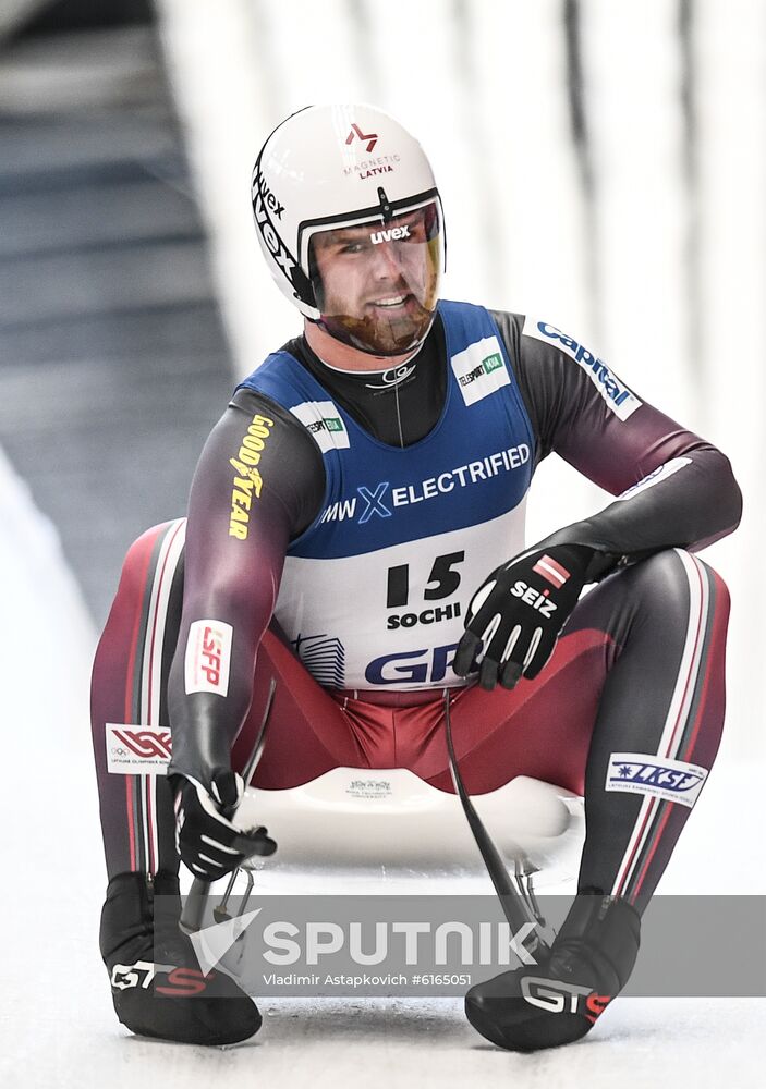 Russia Luge Worlds Sprint Men