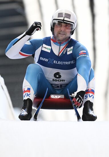 Russia Luge Worlds Sprint Men