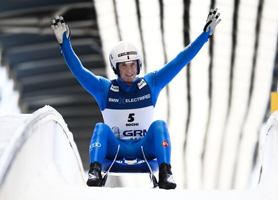 Russia Luge Worlds Sprint Men