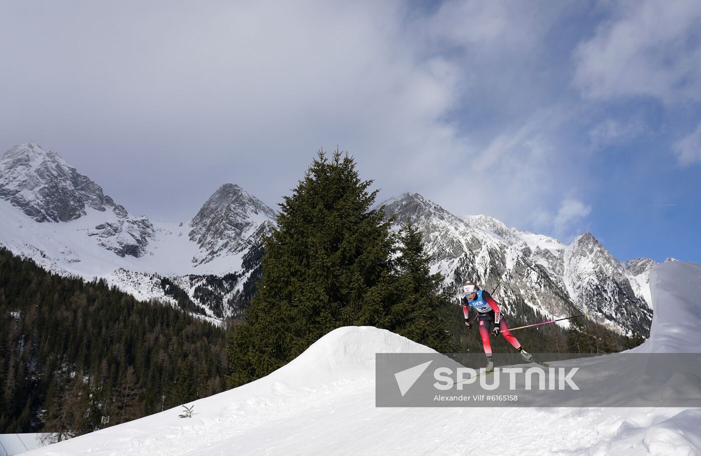 Italy Biathlon Worlds Women Sprint