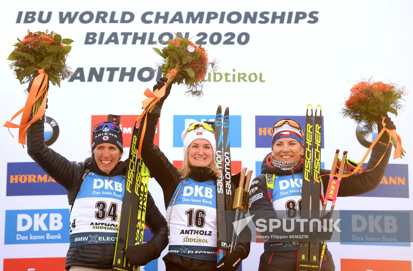 Italy Biathlon Worlds Women Sprint