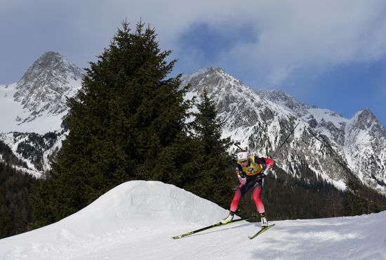 Italy Biathlon Worlds Women Sprint